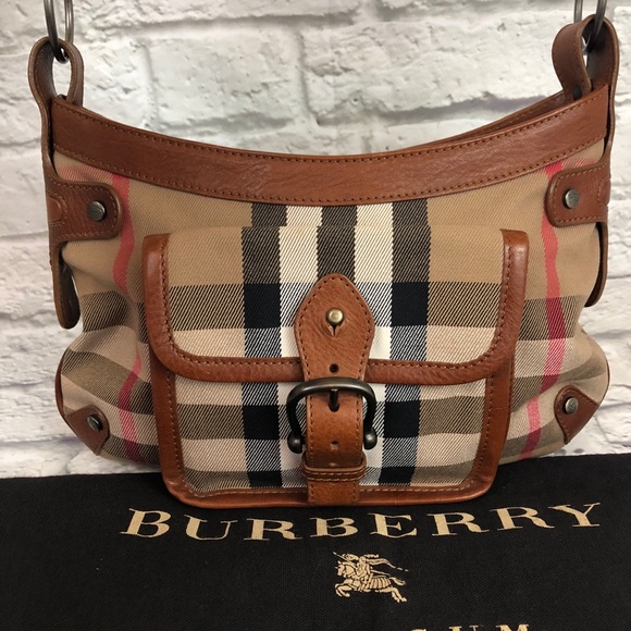 Burberry Prorsum Tan Signature check Hobo - Picture 4 of 4